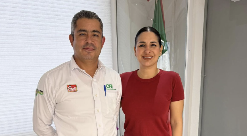 Ante constantes apagones en Playa del Carmen, Estefanía Mercado dialoga con el superintendente de la CFE
