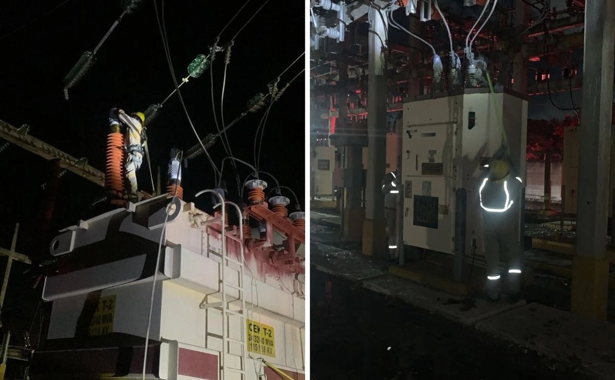 Se restablece servicio eléctrico en varias colonias de Cancún tras incendio y explosión en subestación de CFE