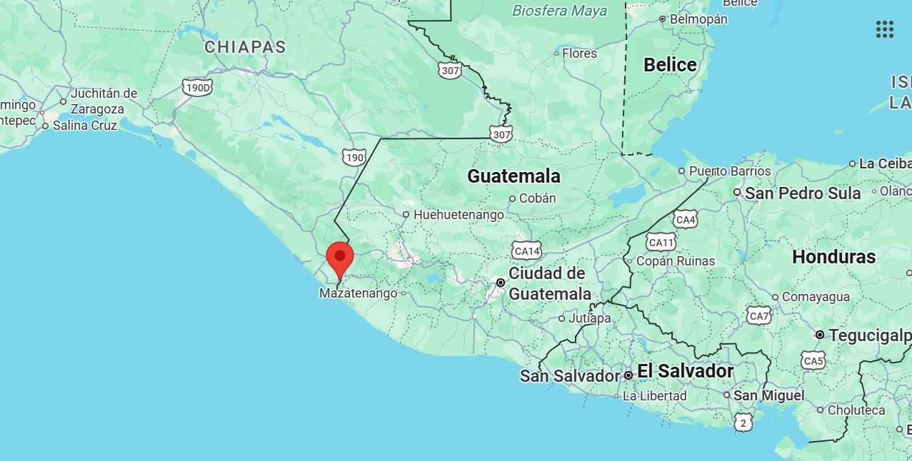 Se registra sismo de 4.0 de magnitud en Ciudad de Hidalgo, Chiapas