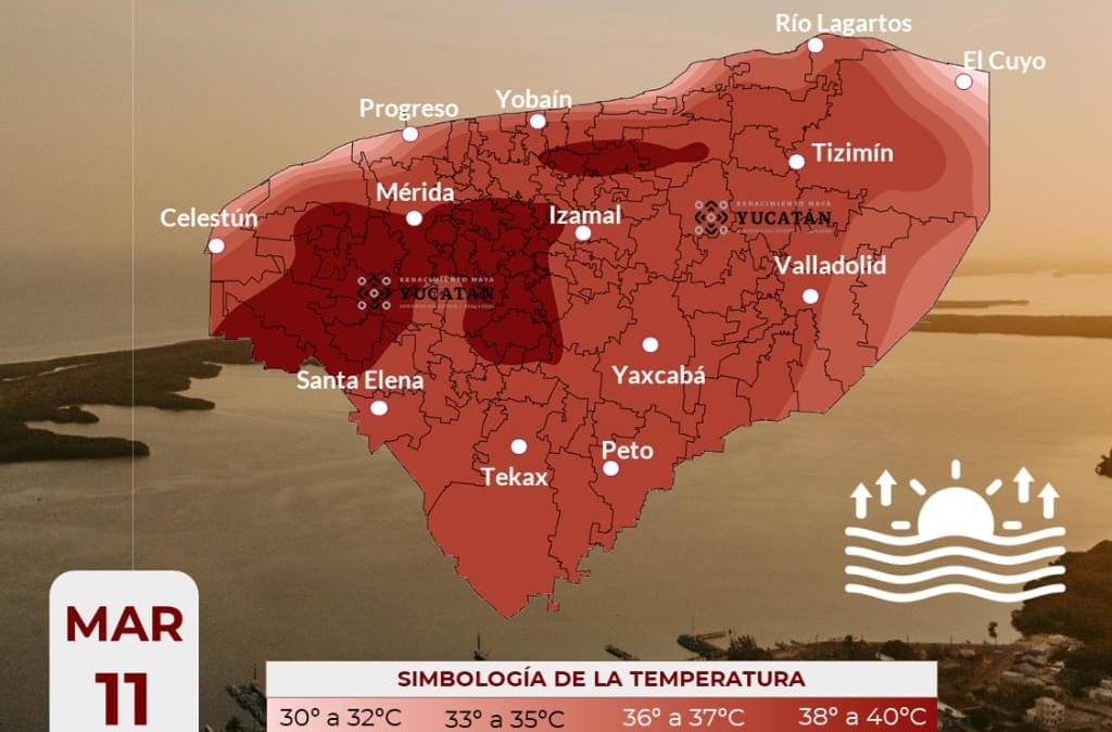 Pronóstico del tiempo: Así será el clima en Yucatán este miércoles 11 de marzo