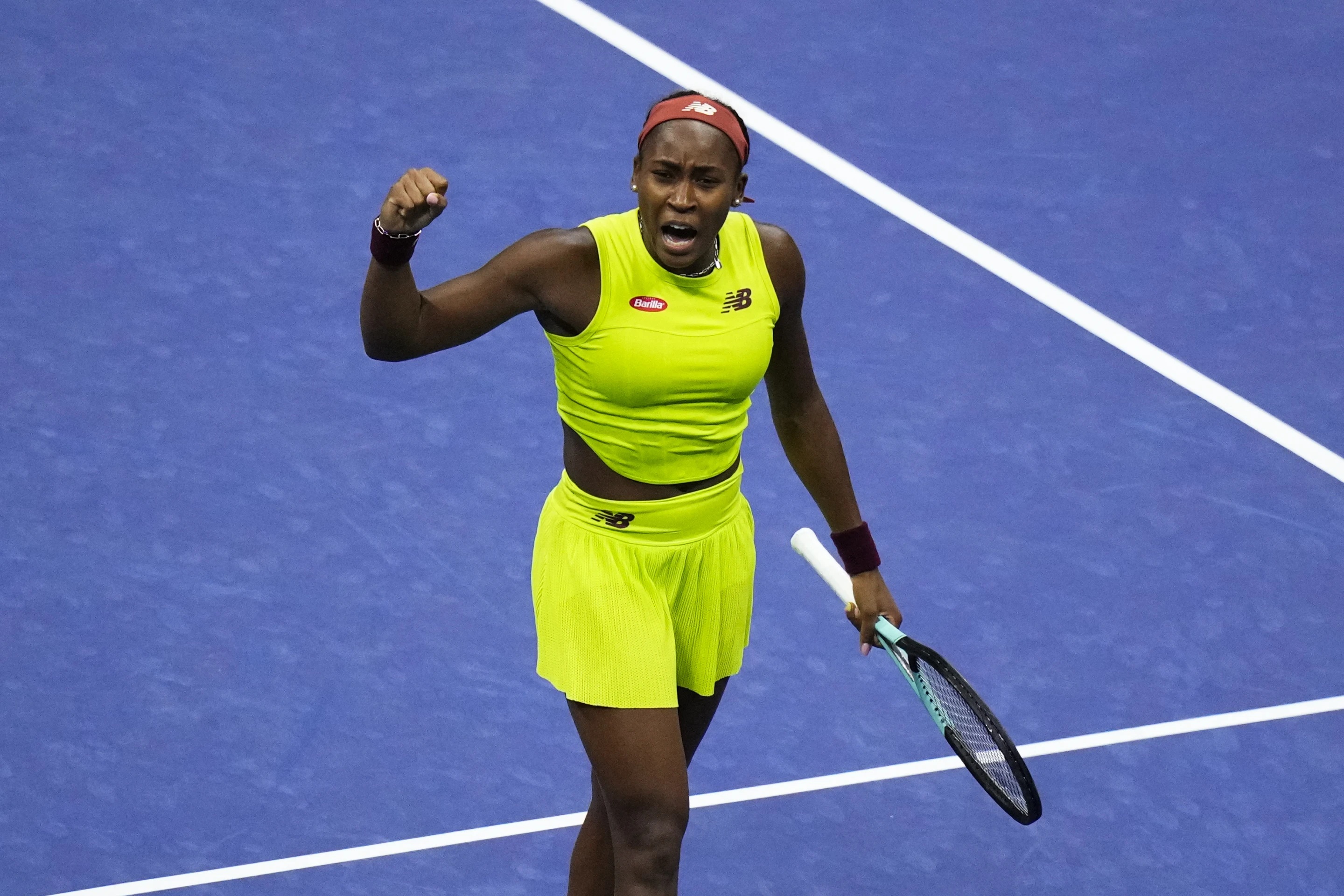 Coco Gauff-Karolina Muchova, primera semifinal en Miami; Sinner vence a Michelsen