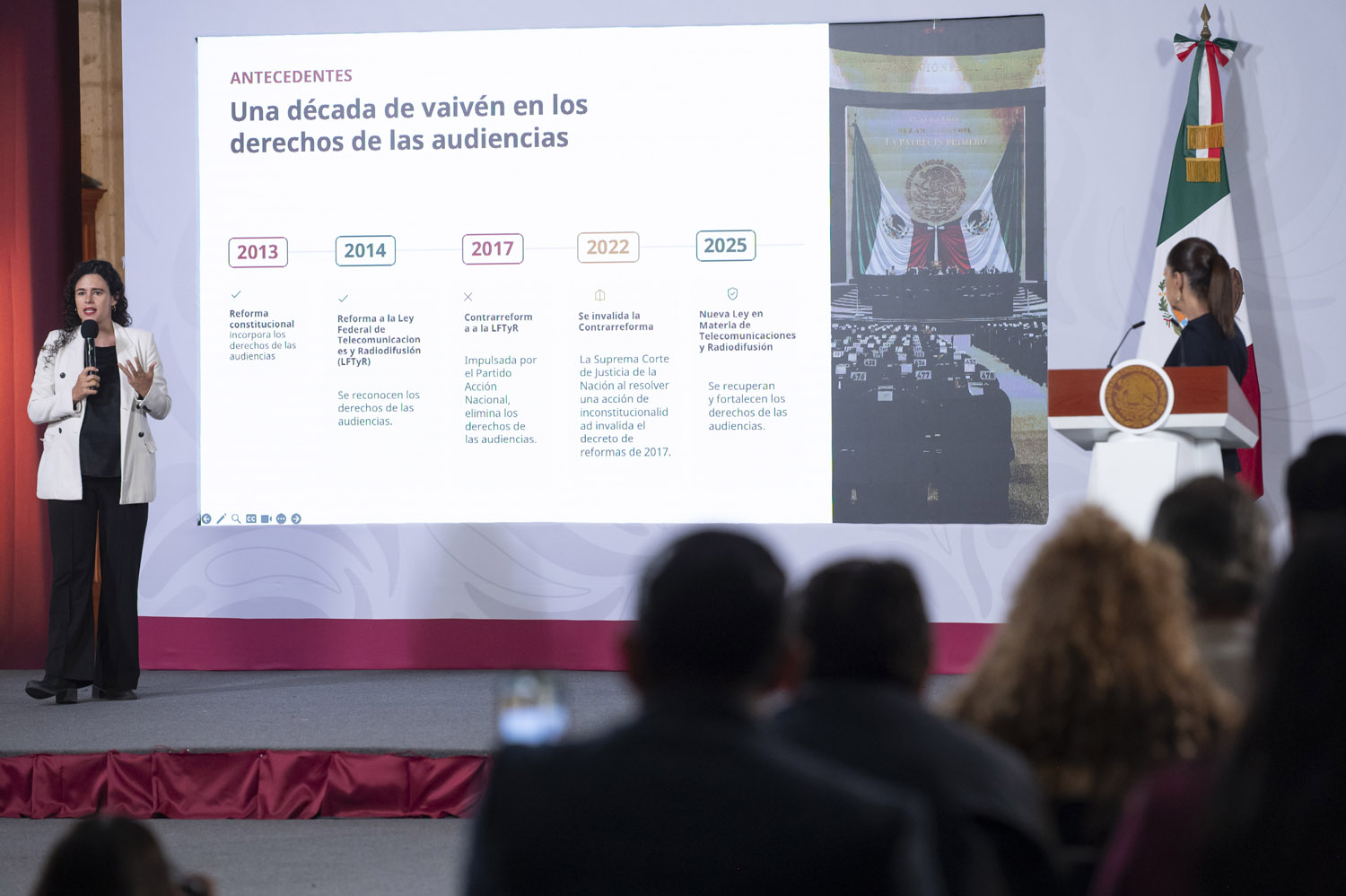 CRT abre consulta pública sobre lineamientos generales para la protección de los derechos de audiencias: Sheinbaum