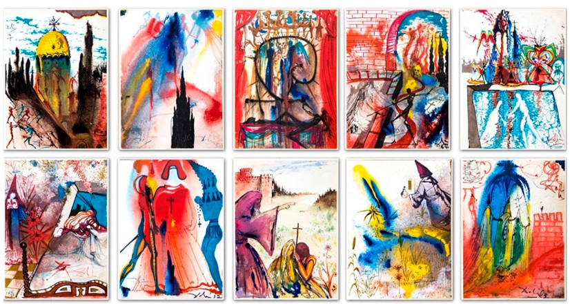 U noj onírico tuukul Salvador Dalí kóoj tu Centro Histórico ti’ u noj kaajil CDMX