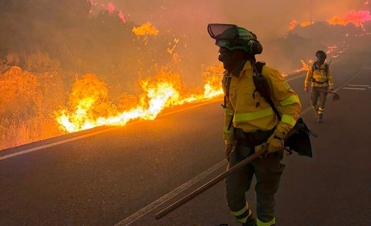 Mueren 12 personas al intentar huir de incendio en el sur de España