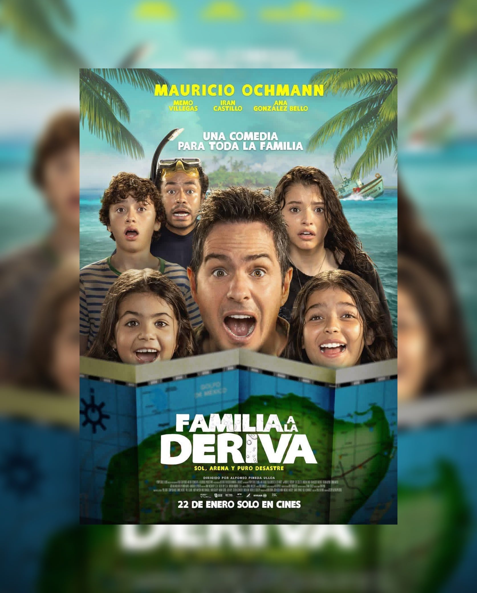 ''Familia a la deriva'' proyectará a Isla Aguada y Ciudad del Carmen