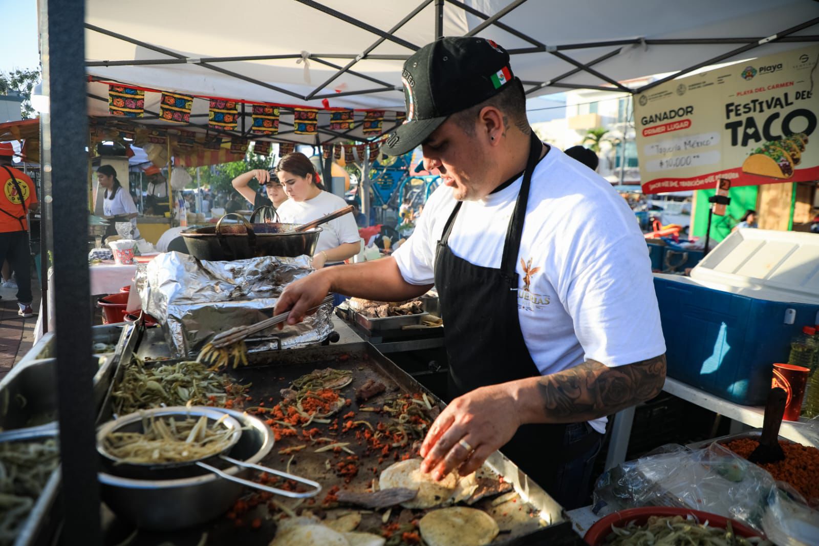 Más de 50 expositores formaron parte del Segundo Festival del Taco Playa del Carmen 2026