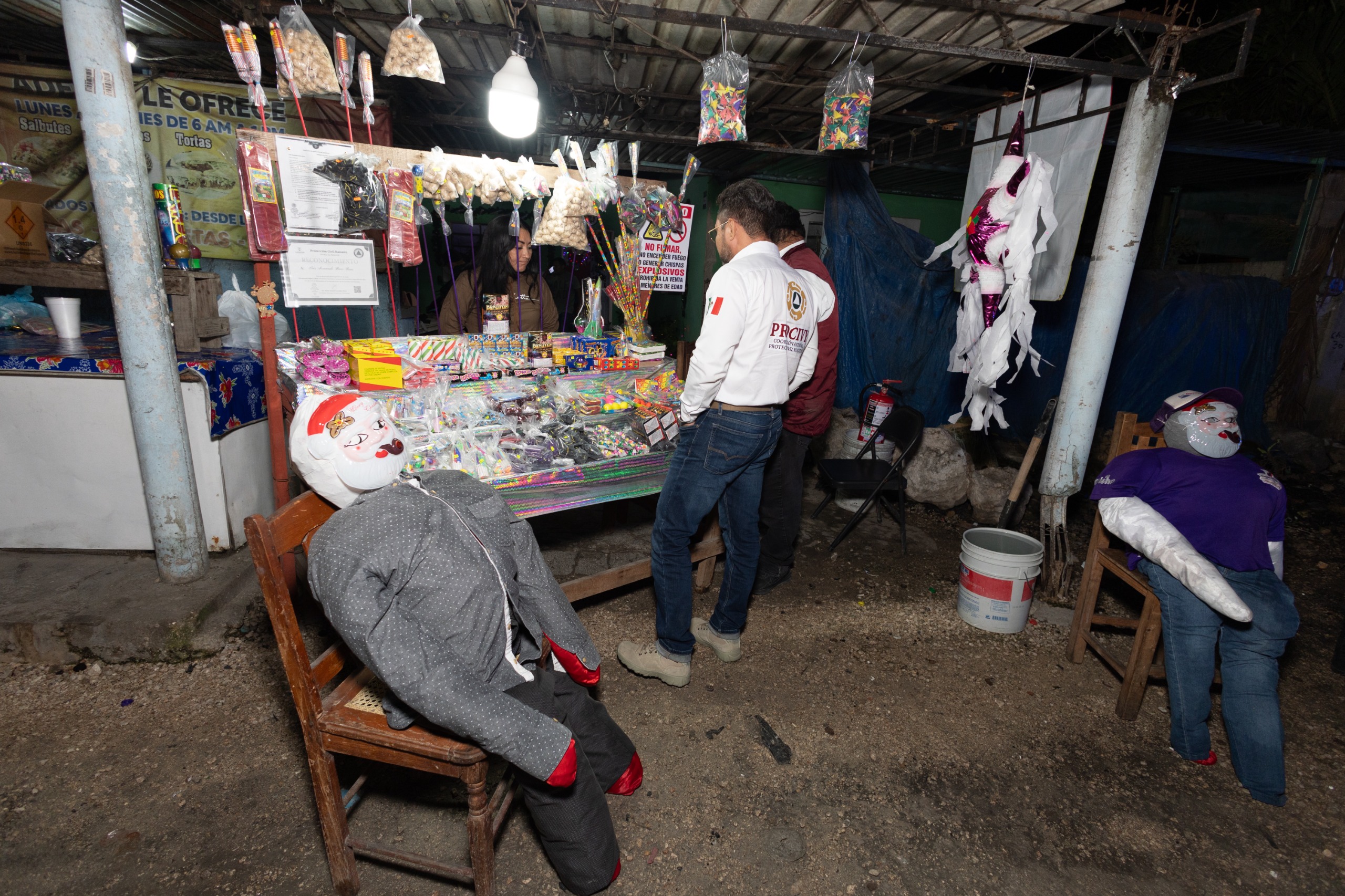 Protección Civil Yucatán exhorta a evitar uso de pirotecnia durante fiestas decembrinas