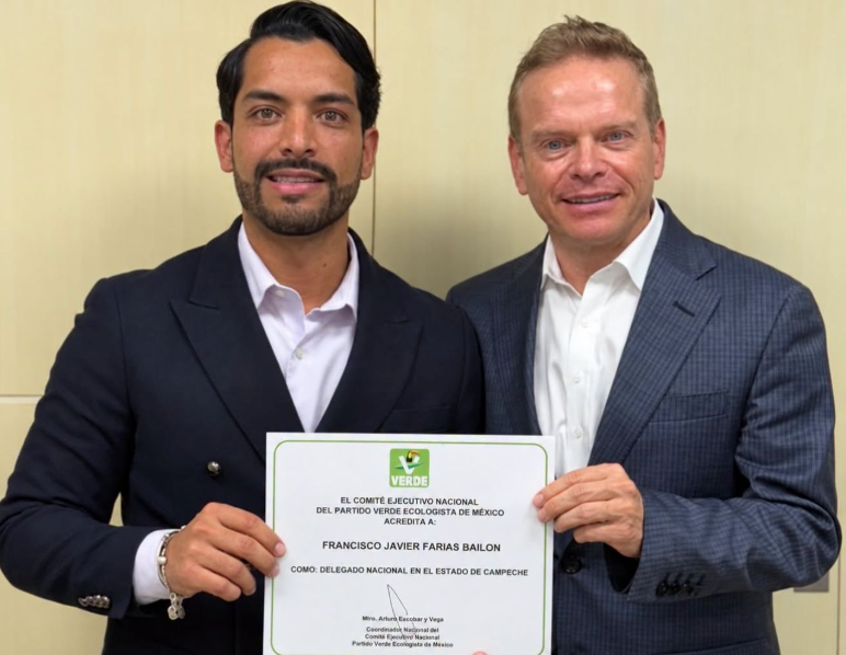 Francisco Farías deja Movimiento Ciudadano y se suma al Verde Ecologista de la 4T en Campeche