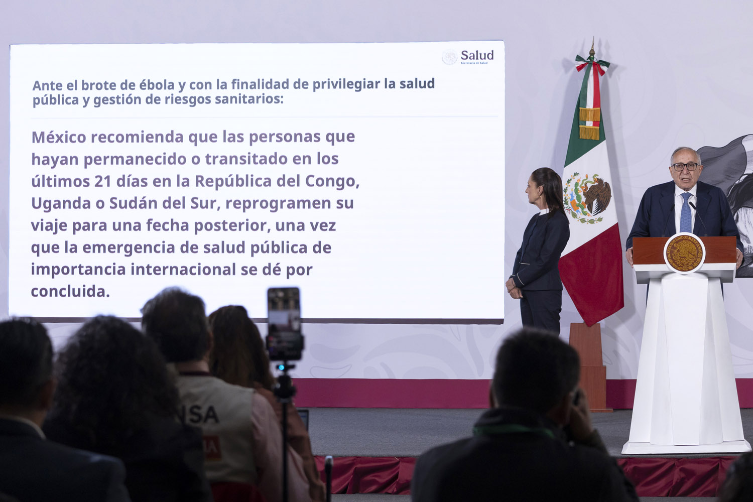 Así actuará México para detectar posibles casos de ébola en el marco del Mundial 2026