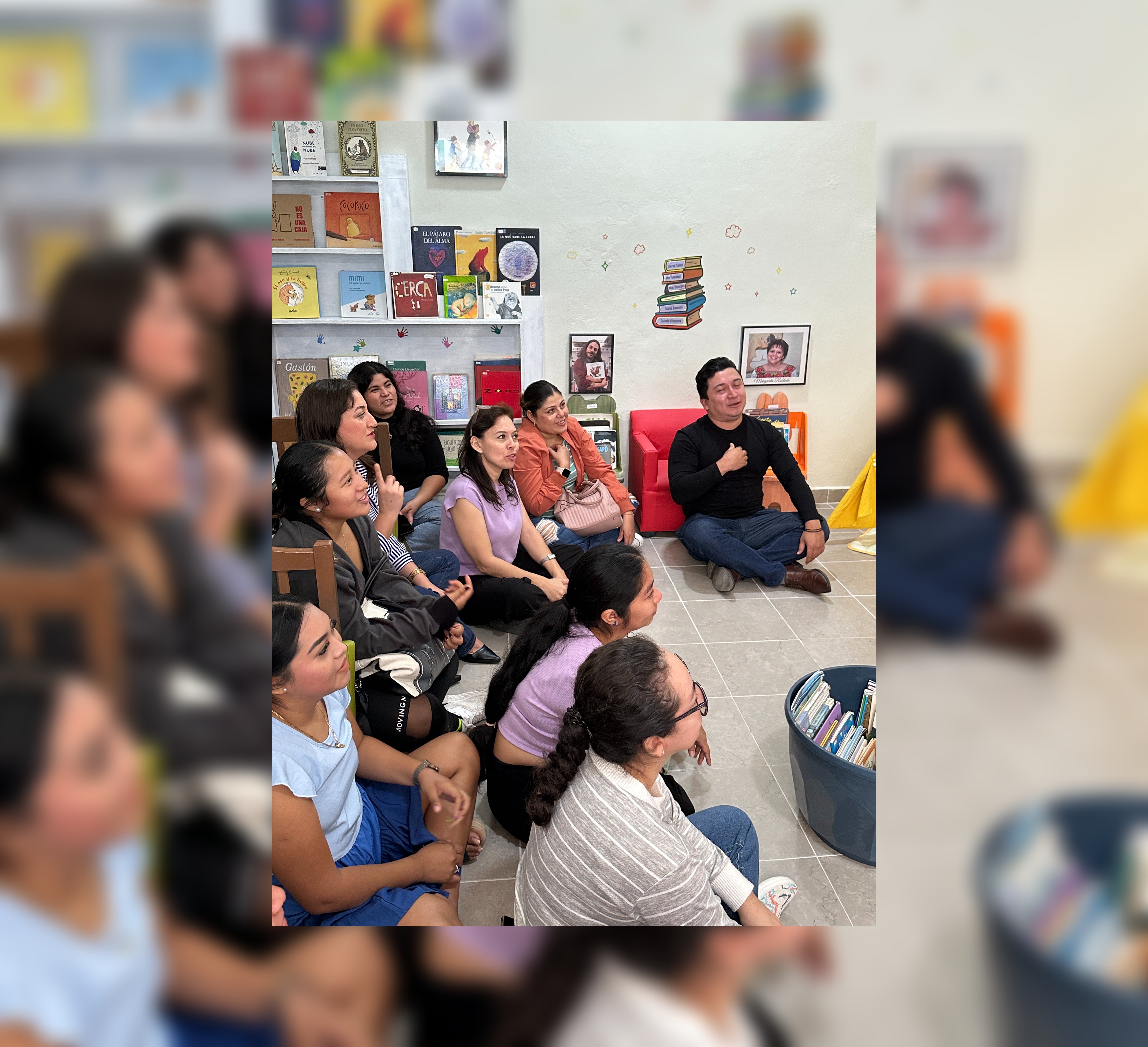 Súper Flor Valdez, en el Día del Libro