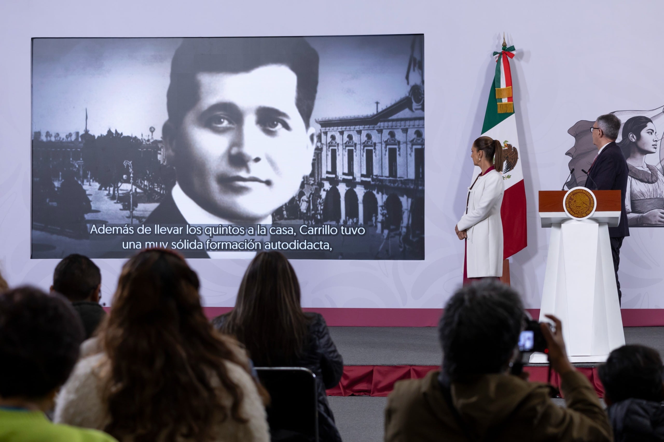 Reconocen legado de Felipe Carrillo Puerto en ''La Mañanera del Pueblo''