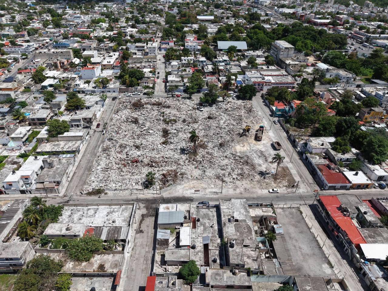 Concluye demolición del antiguo hospital general de Cancún
