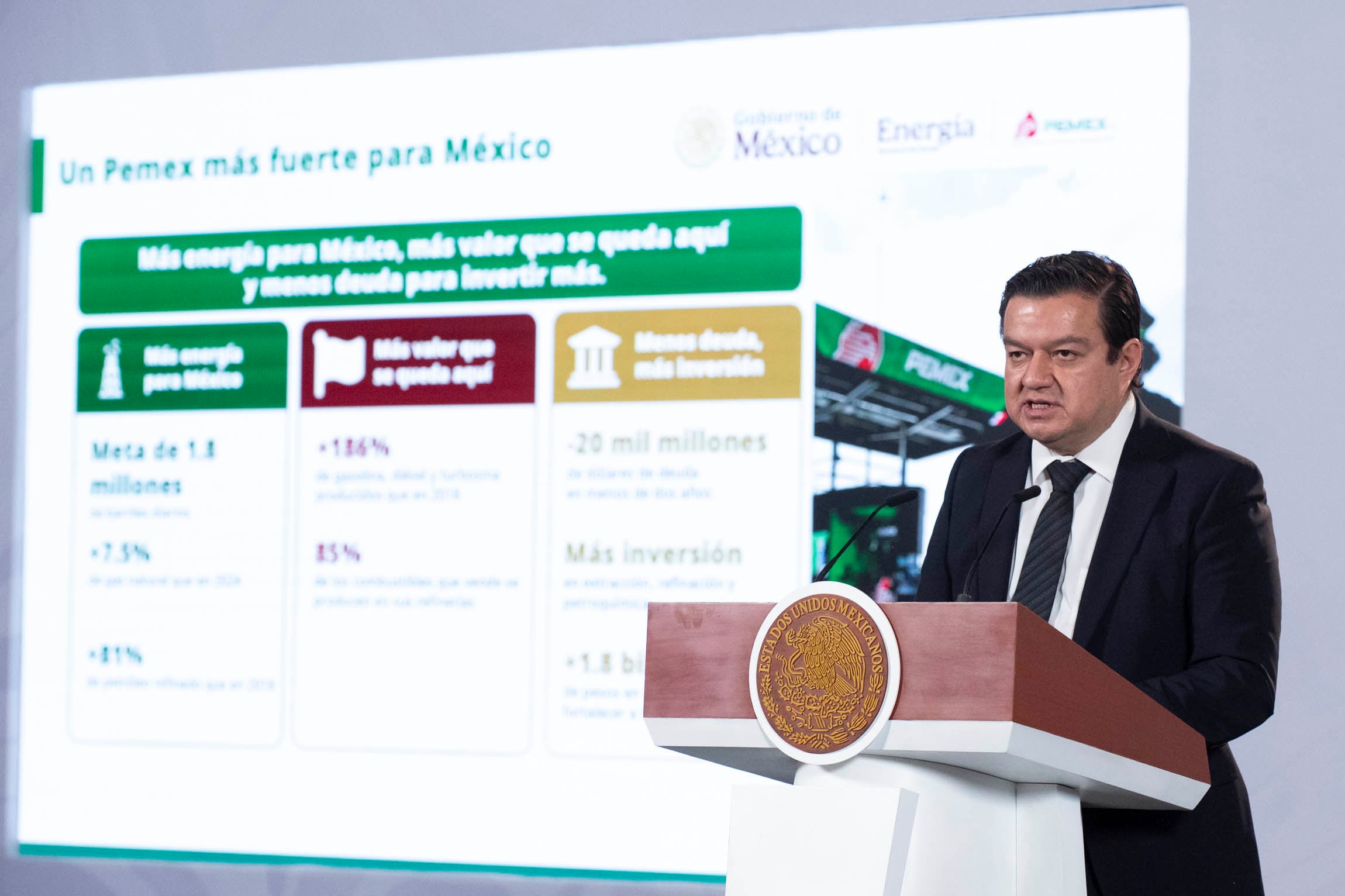 Producción de combustibles ha crecido 186 por ciento en ocho años: Pemex