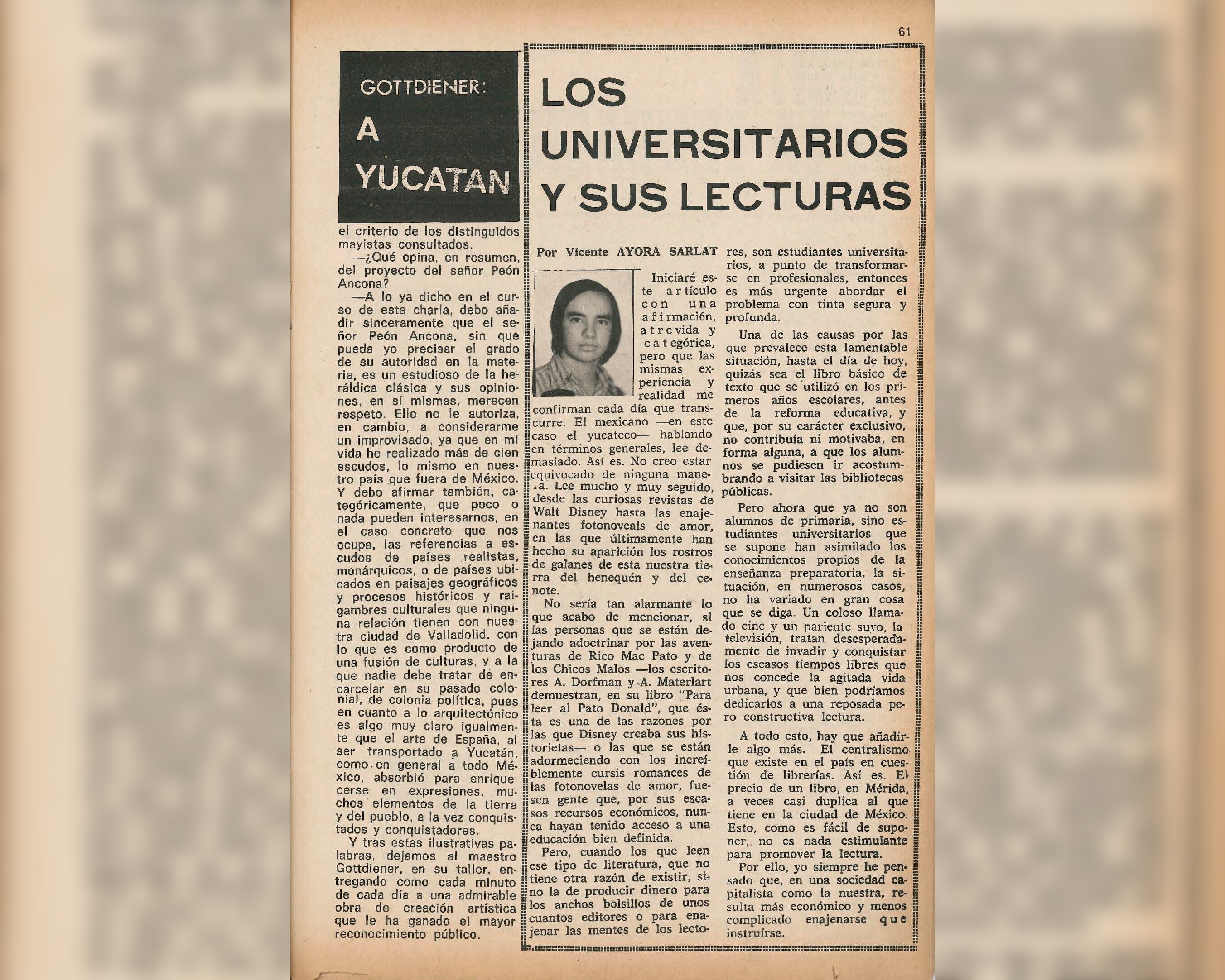Relieve universitario
