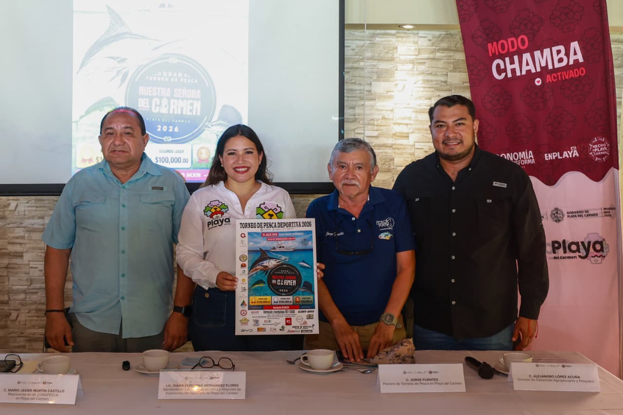 Anuncian el Gran Torneo de Pesca Deportiva Nuestra Señora del Carmen 2026