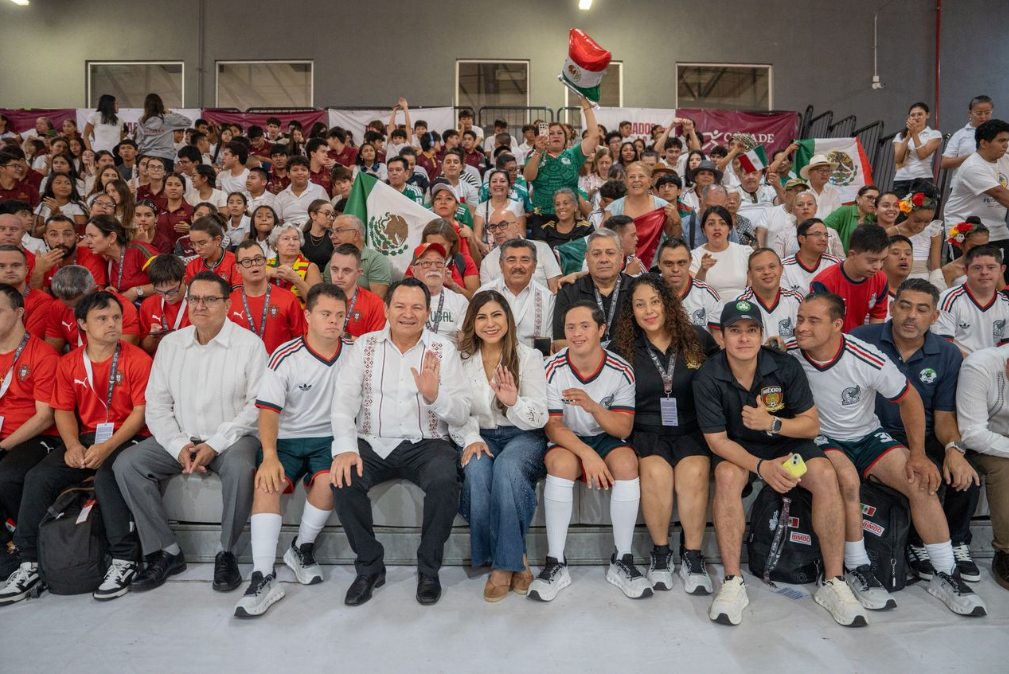 Inauguran la Copa Mundial de Futsal Down 2026 en Yucatán
