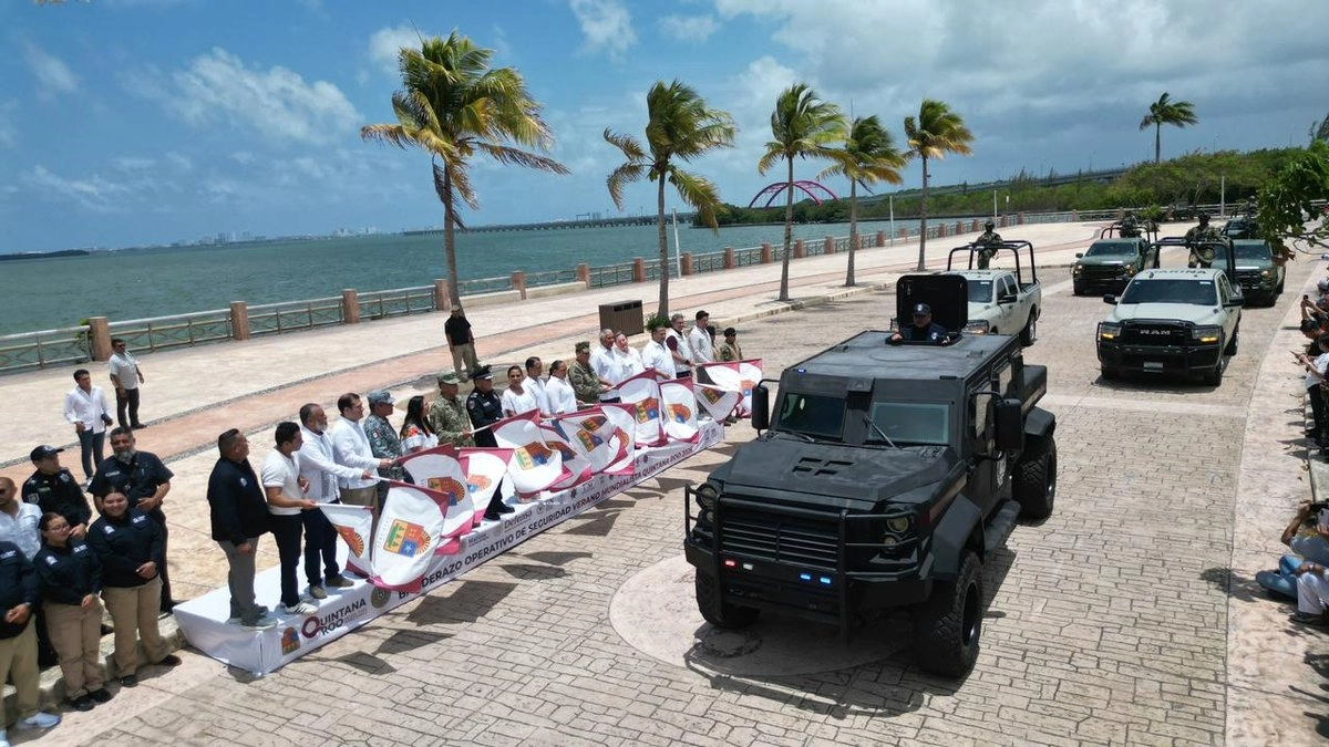 Quintana Roo despliega operativo de seguridad ante arribo de 1.2 millones de turistas por el Mundial