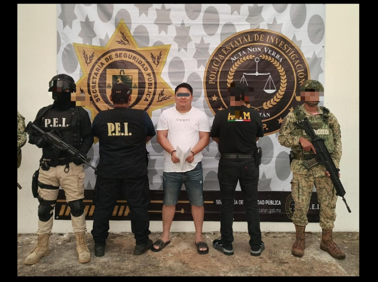 Capturan en Mérida a 'El fresa', generador de violencia en Chiapas y líder del Cártel del Pacífico