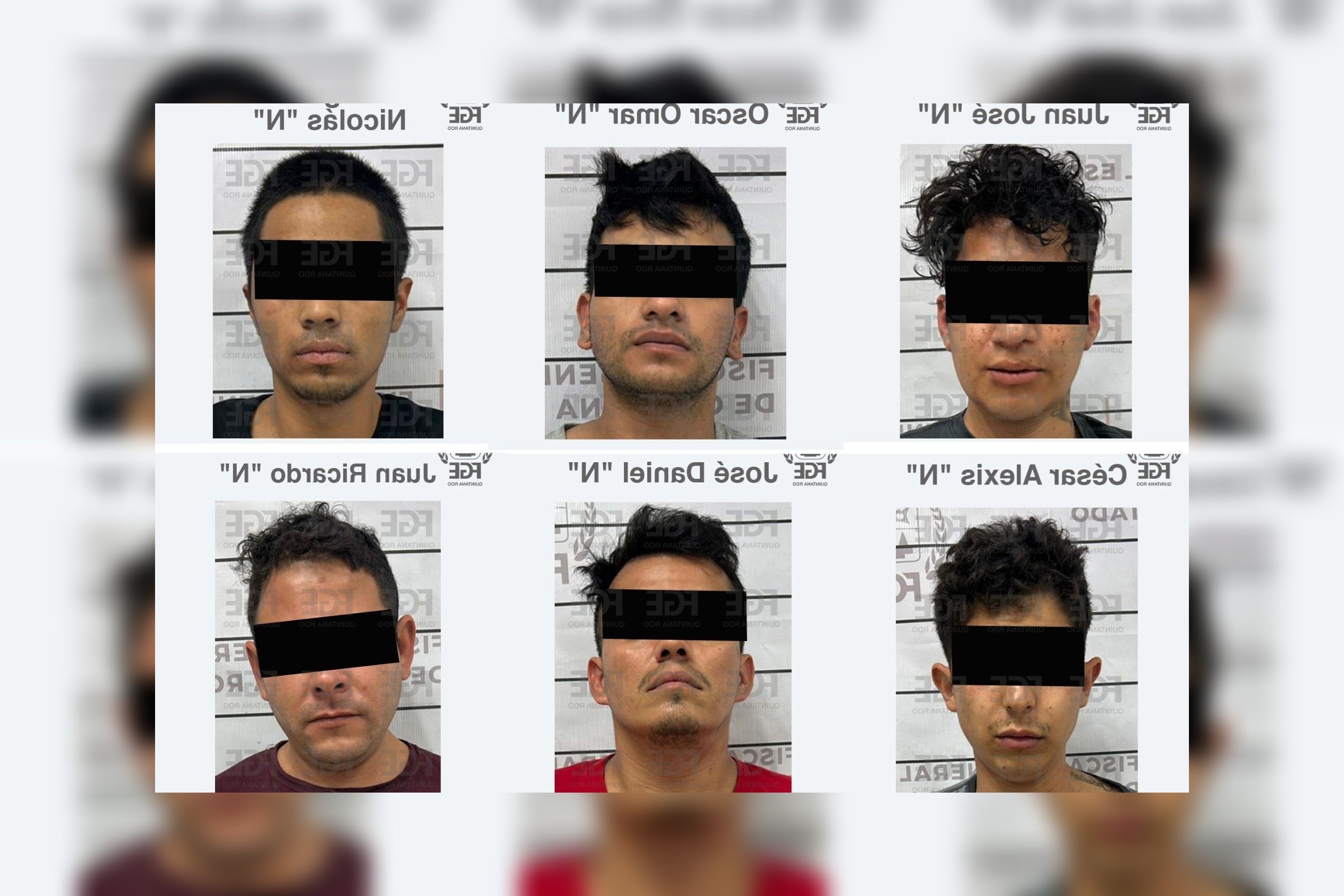 Captura FGE Quintana Roo a siete personas por el homicidio de un Policía Ministerial