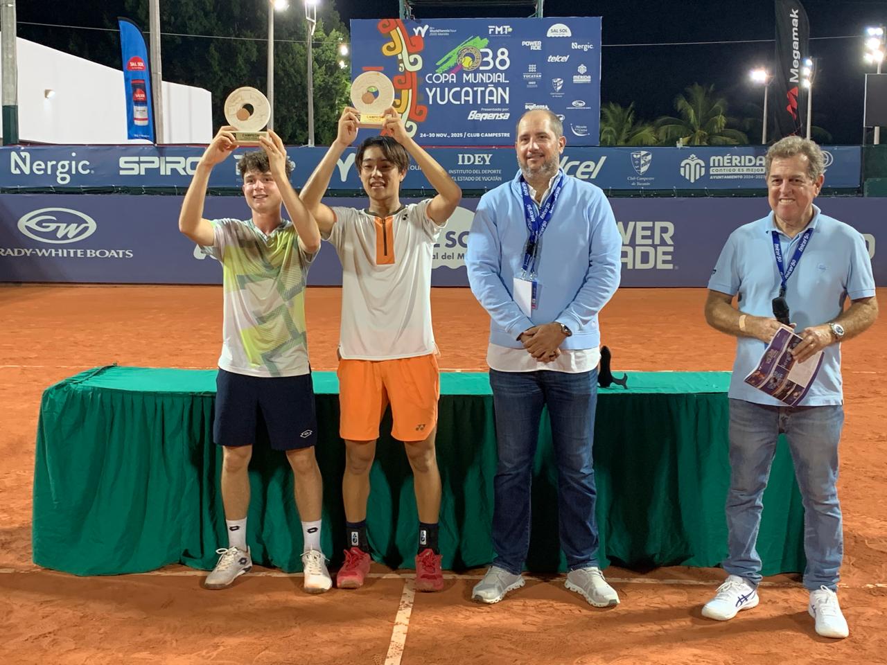 Alexandrescou y Tabata lograron un título muy especial en la copa Yucatán de Tenis