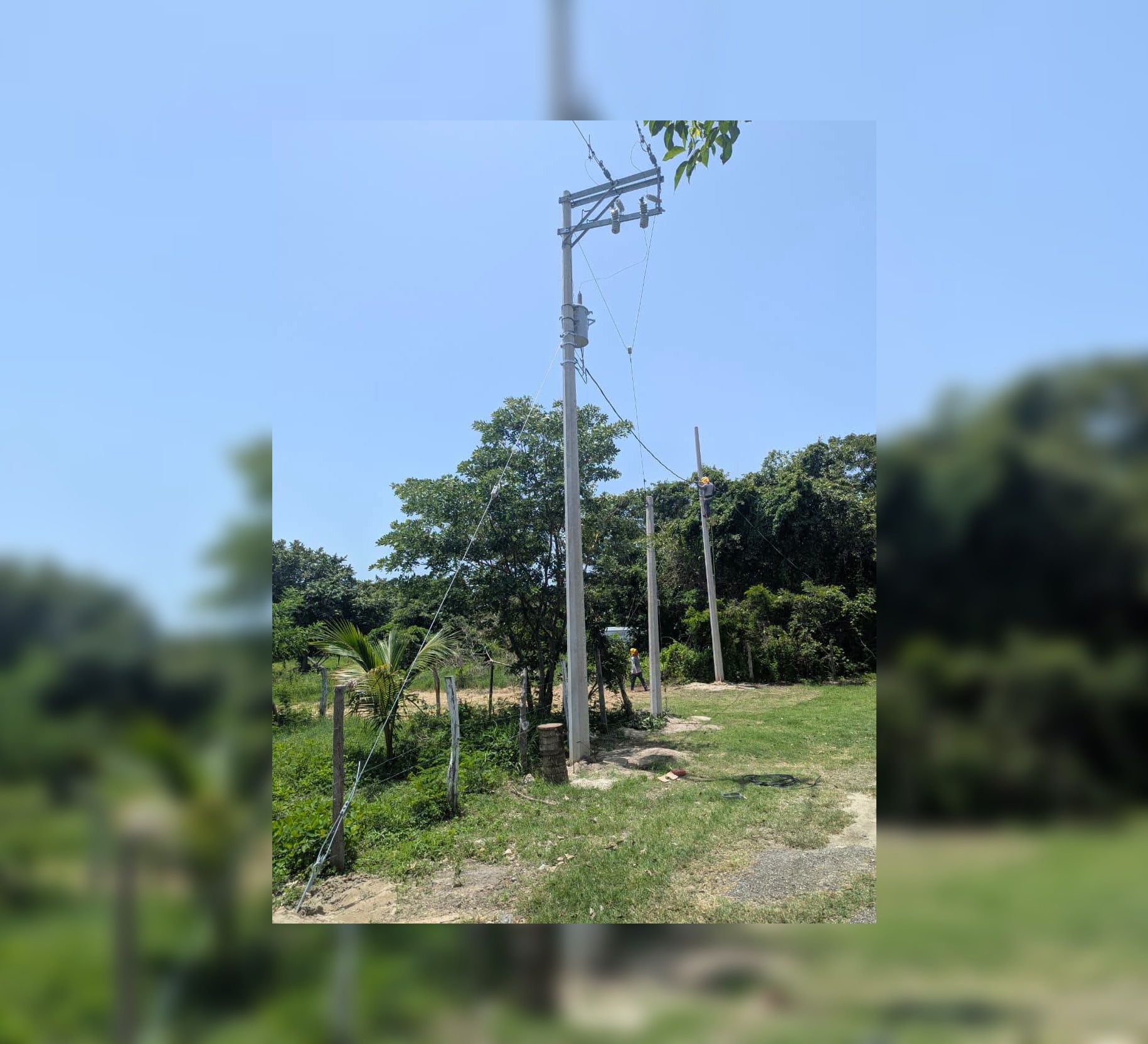 Trabajos de la red de energía eléctrica en la península de Atasta terminarán en diciembre