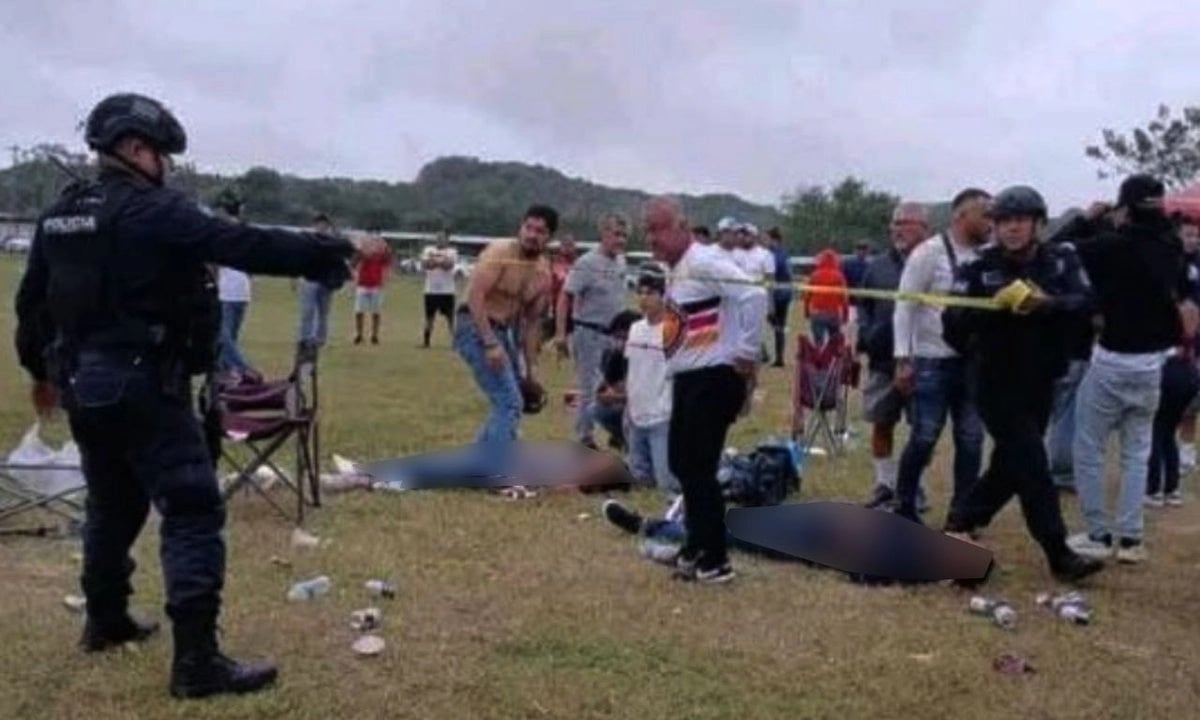 Ataque armado en cancha de futbol en Tuxpan, Veracruz deja saldo de dos muertos
