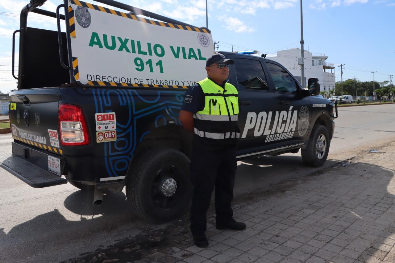 Gobierno de Playa del Carmen fortalece la atención a conductores con Unidad de Auxilio Vial