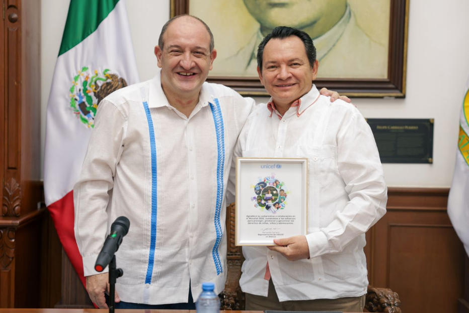 Yucatán y Unicef fortalecen acciones de salud, nutrición, educación y protección de la niñez