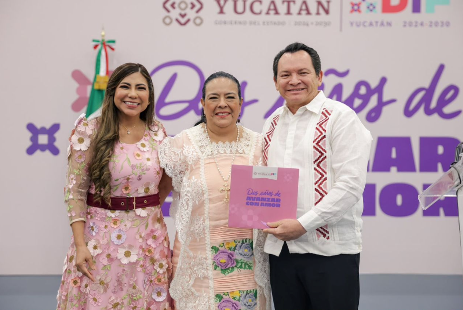 30 millones de raciones para 125 niños: Méndez Naal rinde cuentas de dos años del DIF Yucatán
