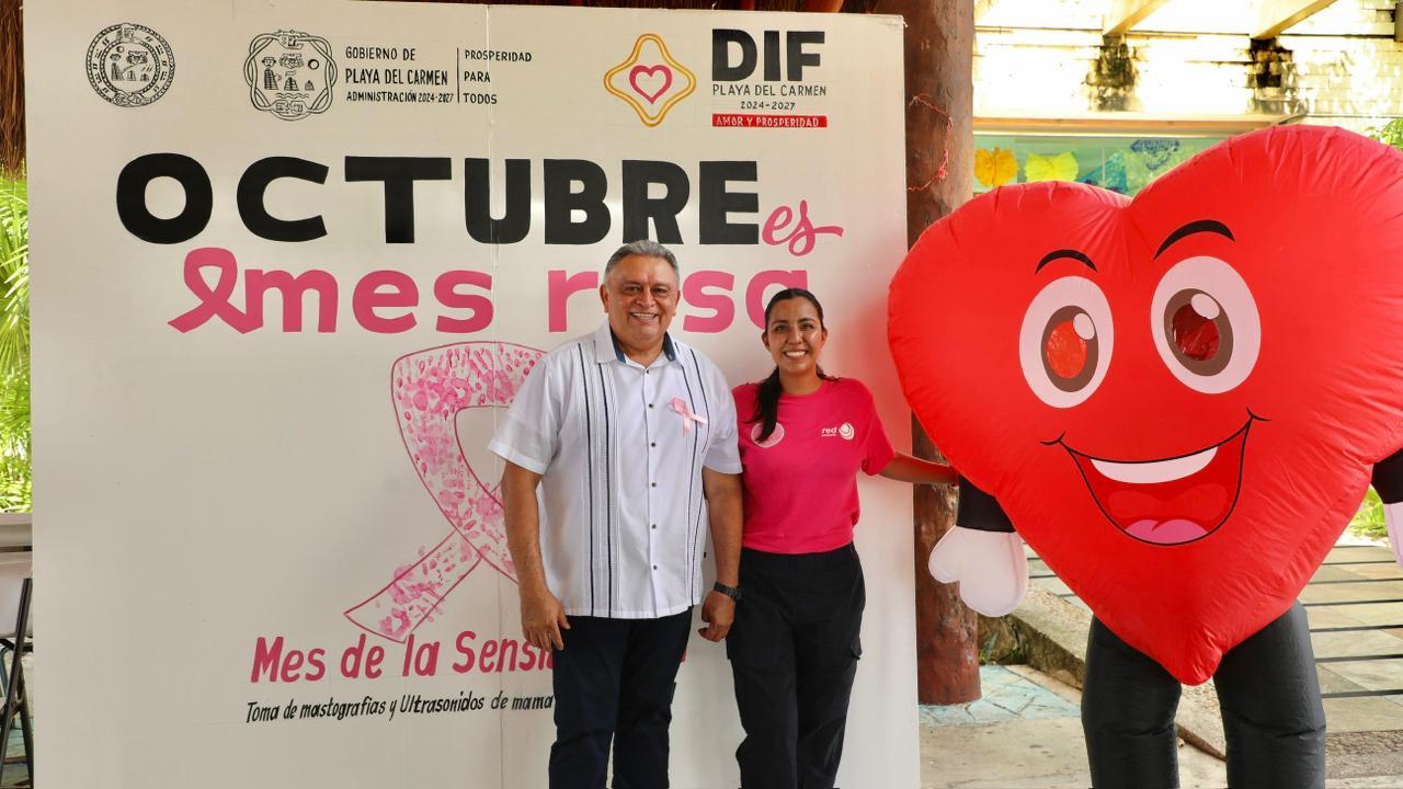 DIF Playa del Carmen impulsa jornada de prevención y detección oportuna del cáncer de mama