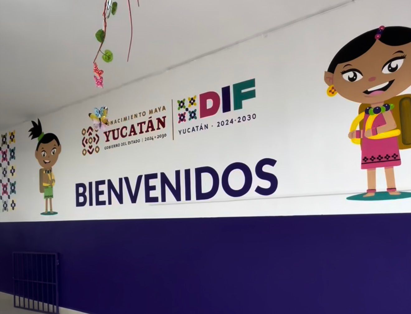 Díaz Mena encabeza reapertura del CAI Realidades para Niños en Conkal