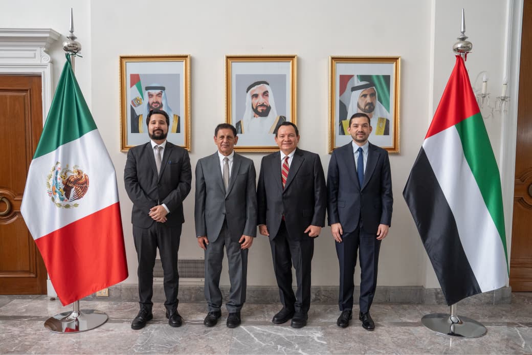 Promueven proyectos de desarrollo en Yucatán ante embajador de Emiratos Árabes Unidos