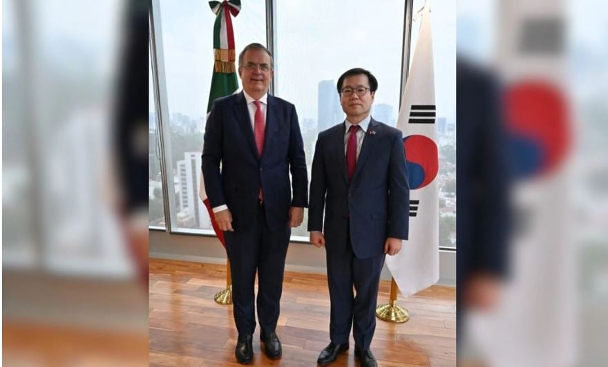 México y Corea del Sur acuerdan fortalecer diálogo para modernizar relación comercial