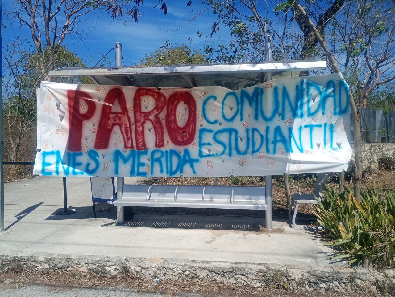 Estudiantes de la ENES Mérida se van a paro; acusan actos de violencia en la institución