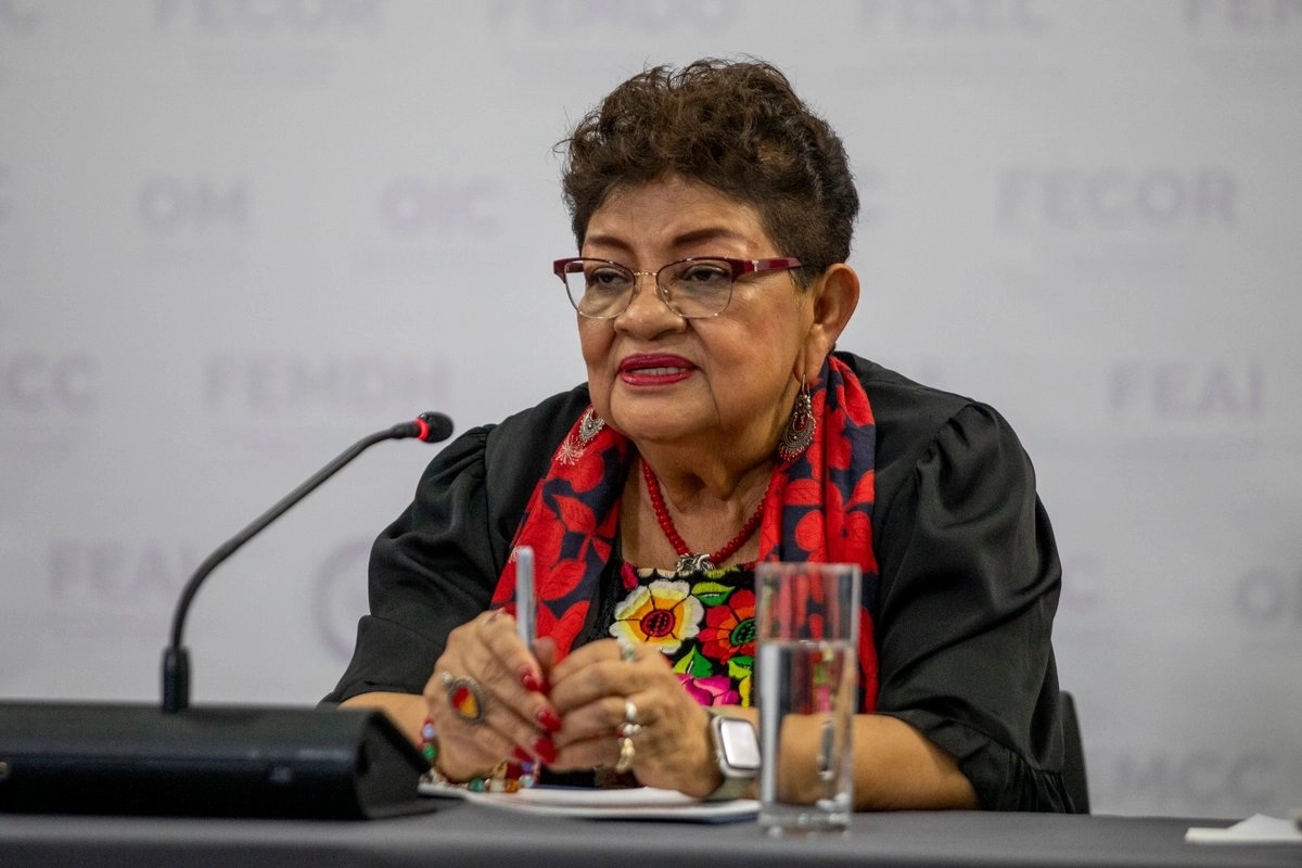 ''Soberanía no se somete a presiones externas ni internas'': Ernestina Godoy