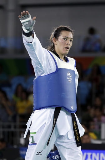 Plata en taekwondo