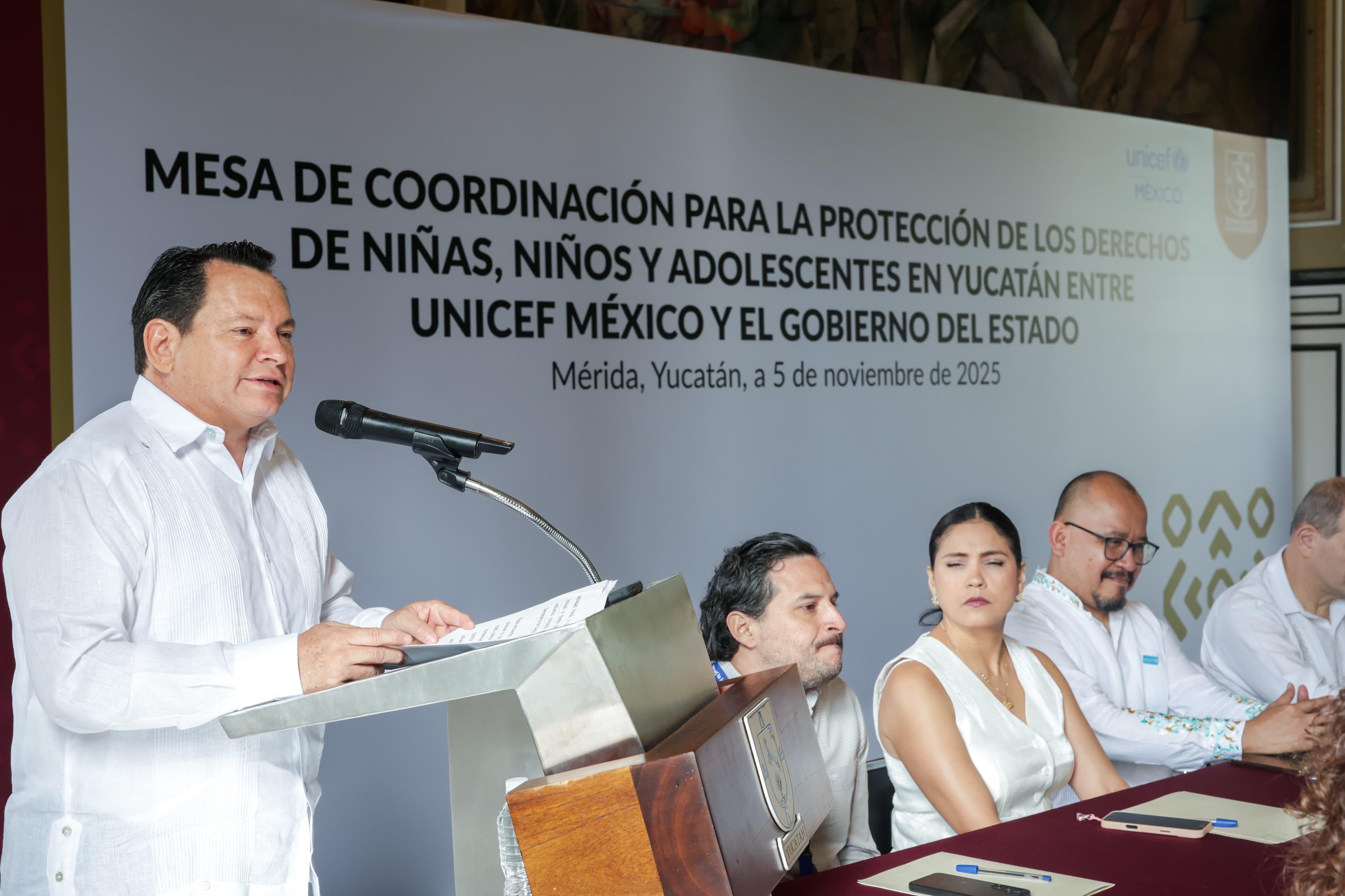 Yucatán y Unicef fortalecen protección de infancias