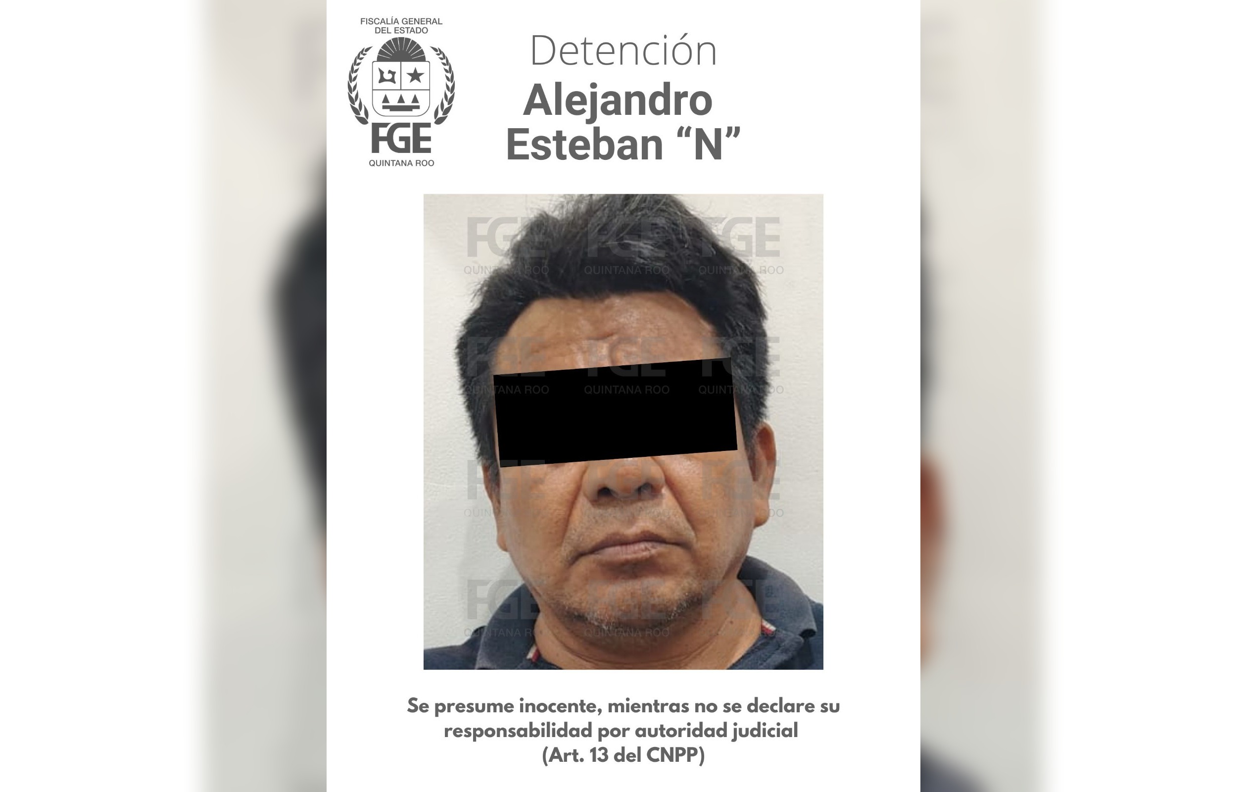 Capturan a una persona por trata y pornografía infantil en QRoo