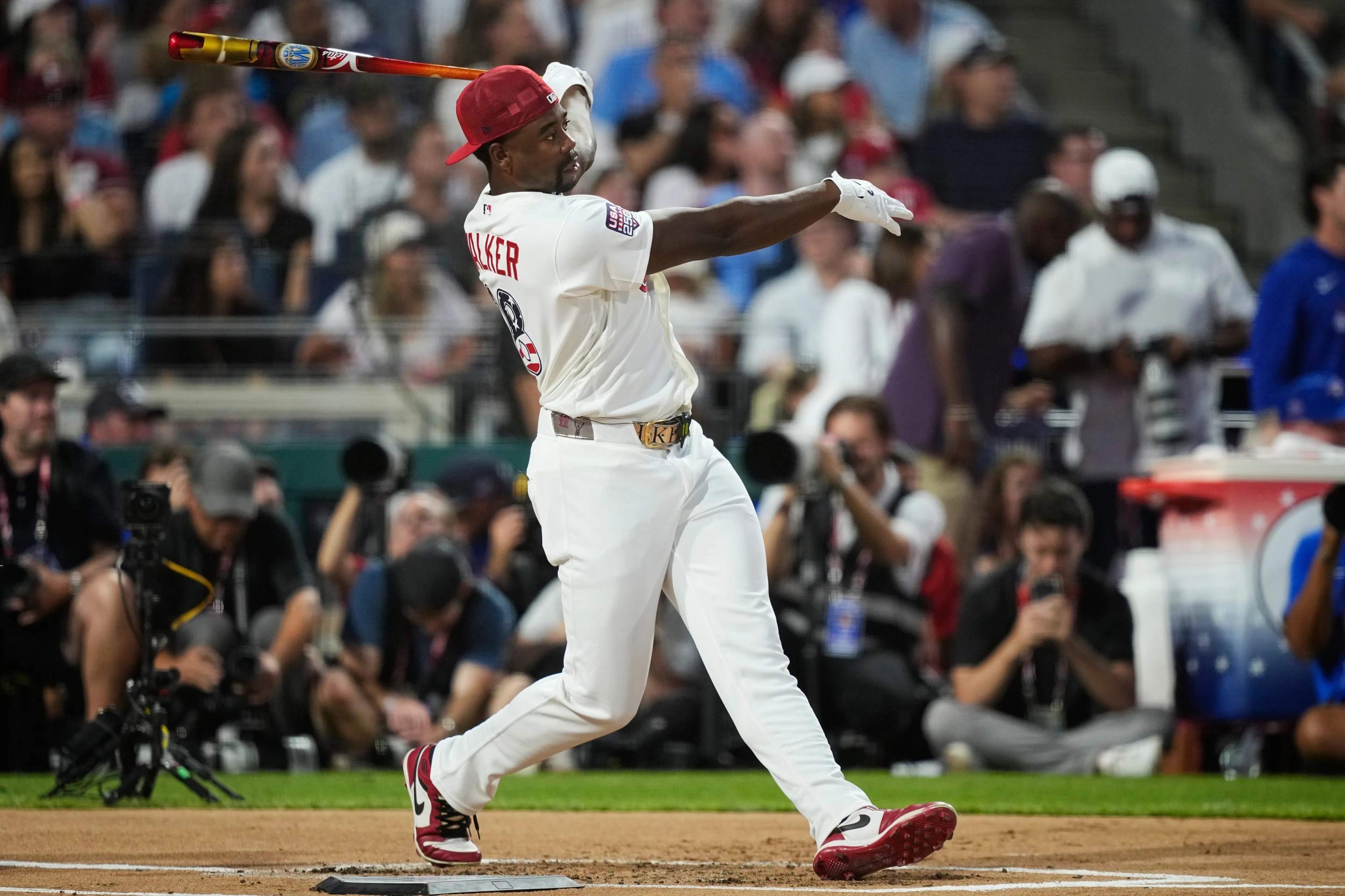 Jordan Walker arruinó la fiesta de Kyle Schwarber al remontar para ganar el Derby de Jonrones