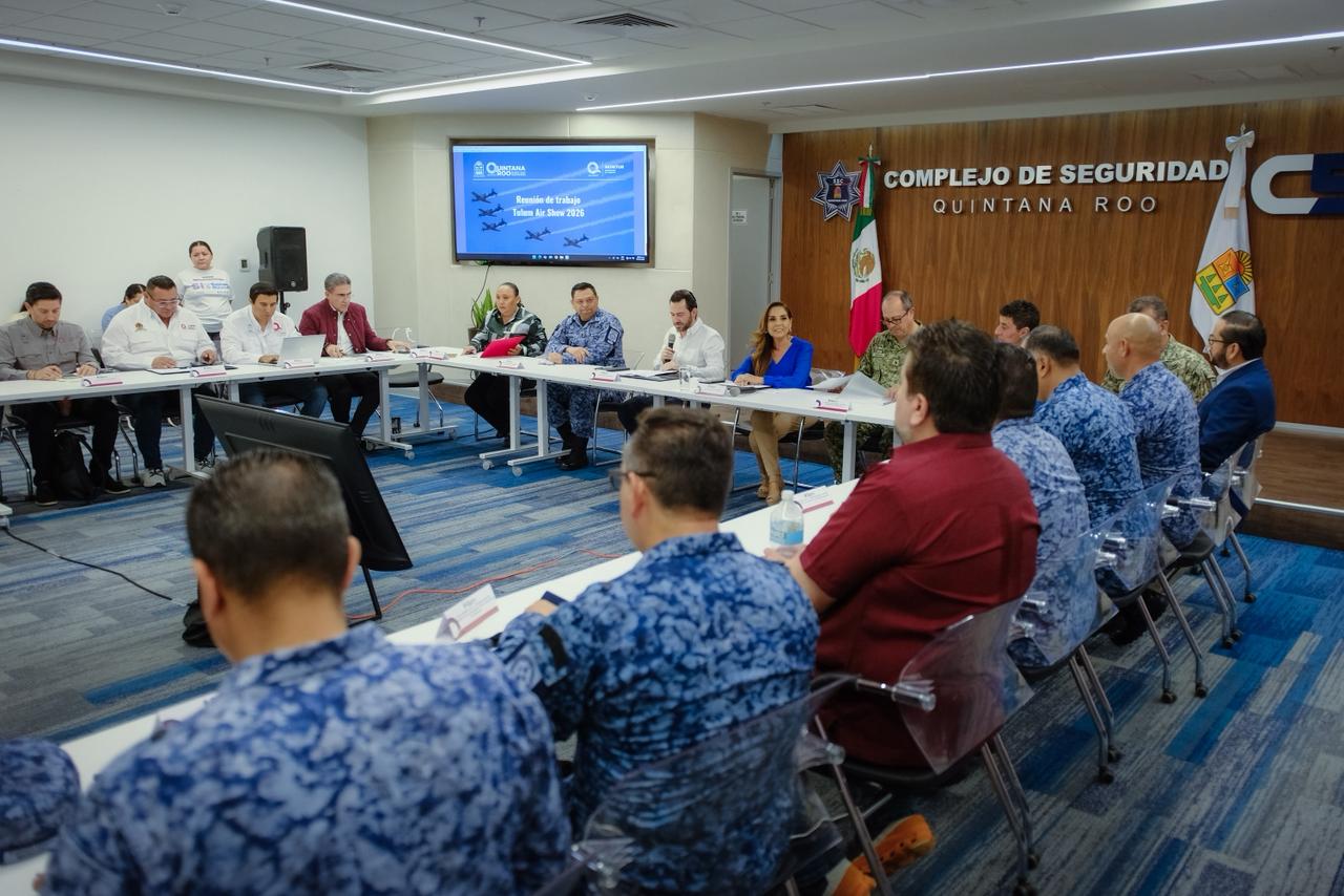 Evalúan avances del Tulum Air Show 2026