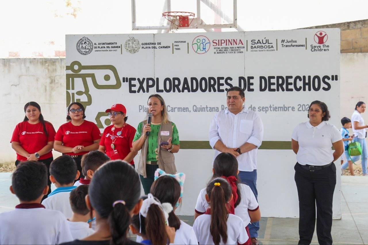 'Exploradores de derechos' llega a la primaria Kukulcán y empodera a la niñez con juegos y aprendizaje