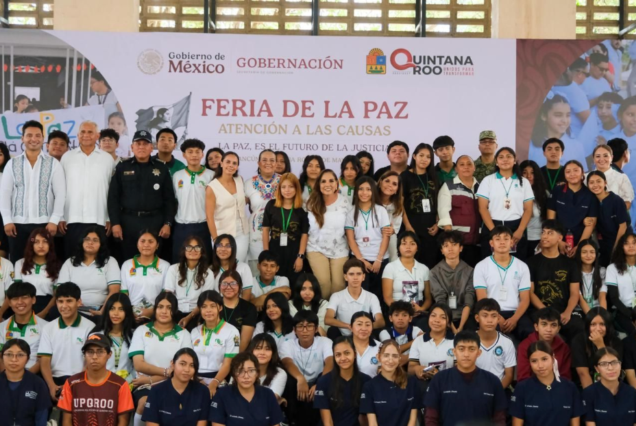 Llega la Primera Feria de la Paz para la Atención de las Causas a Villas Otoch Paraíso, en Cancún