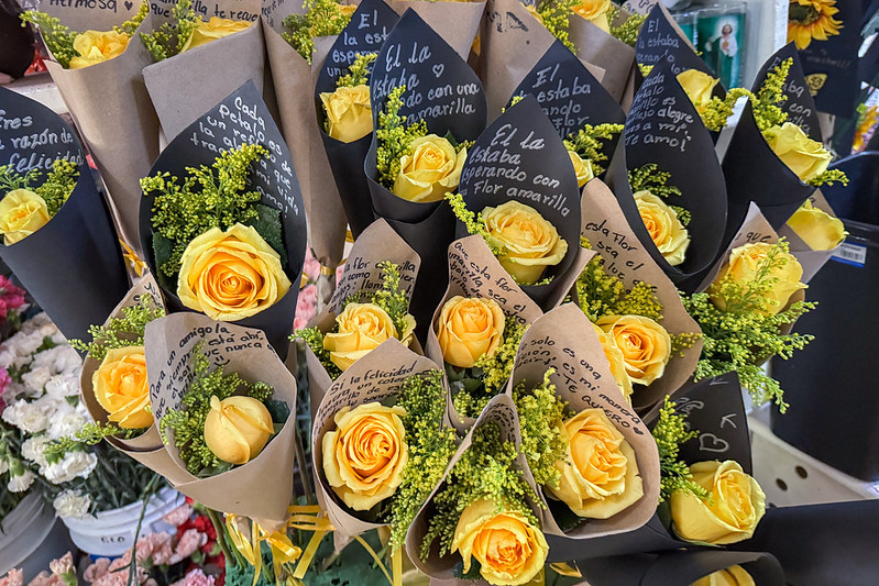 Floristas de Isla del Carmen mejoran sus ventas gracias a tradición de regalar flores amarillas el 21 de septiembre