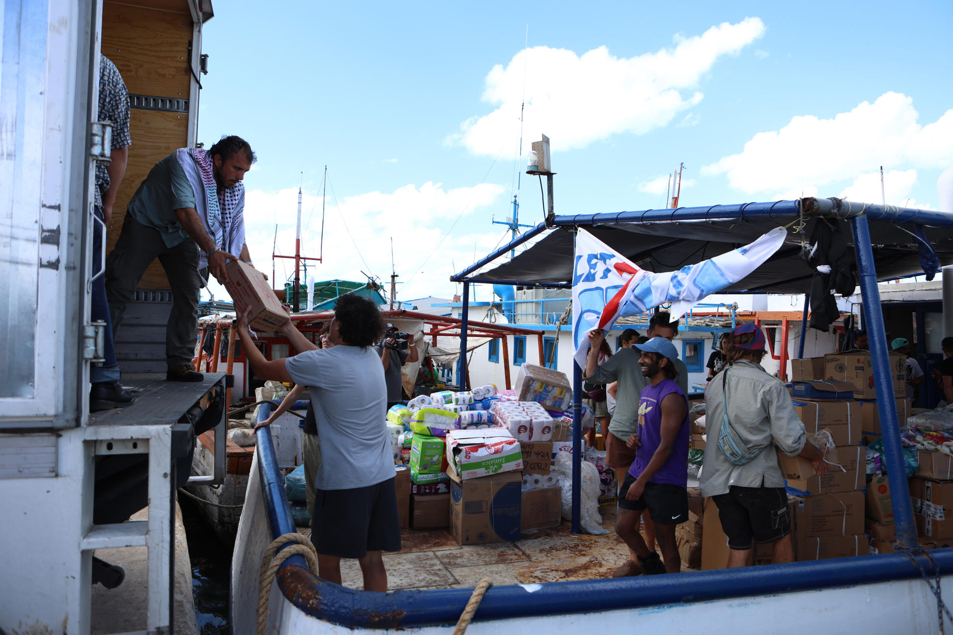 Postergan salida de flotilla con ayuda humanitaria para Cuba en Progreso, Yucatán