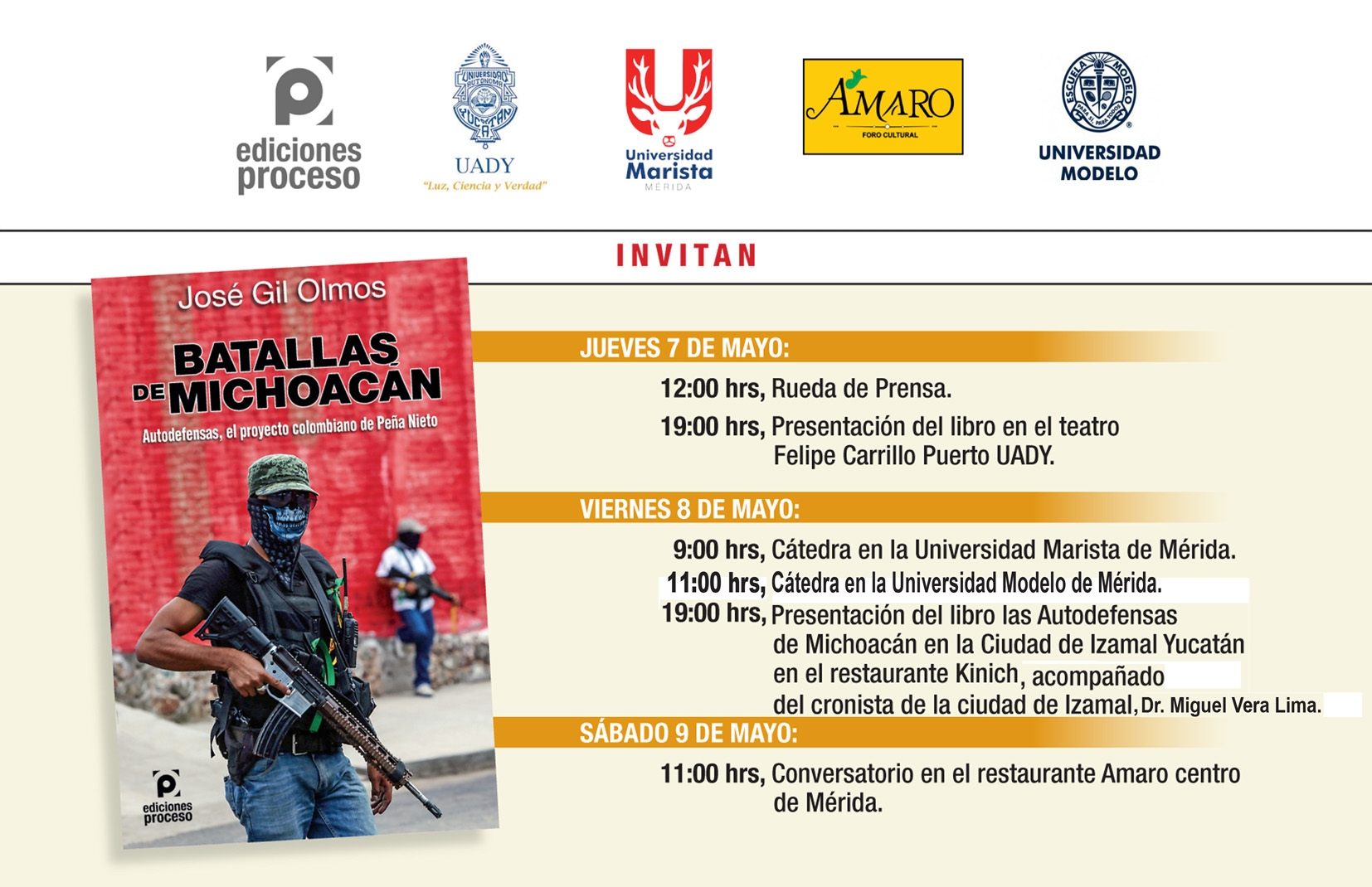 Presentan libro sobre las autodefensas