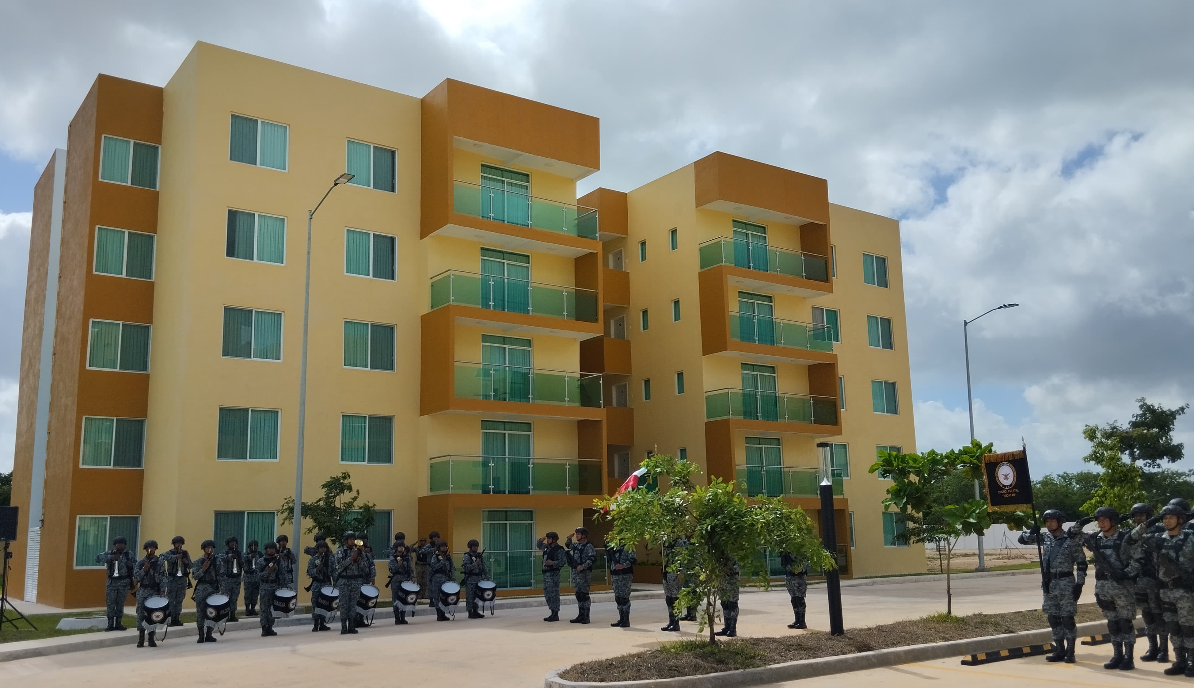 Inauguran la primera Unidad Habitacional para la Guardia Nacional en Yucatán 