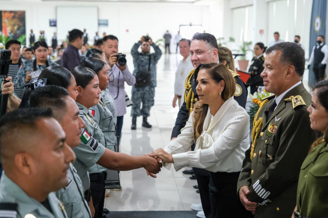 QRoo: Lezama reconoce entrega de la Guardia Nacional al servicio del pueblo en su séptimo aniversario