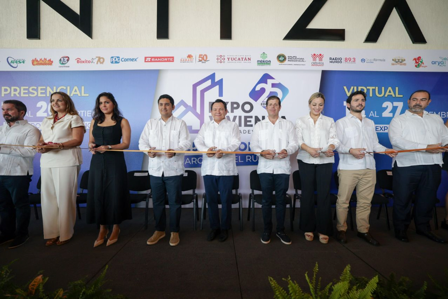 Inauguran la Expo Vivienda en Yucatán; Díaz Mena destaca resultados de proyectos en el estado