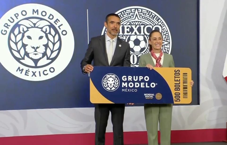 Grupo Modelo donará 500 boletos para partidos del Mundial 2026 en México