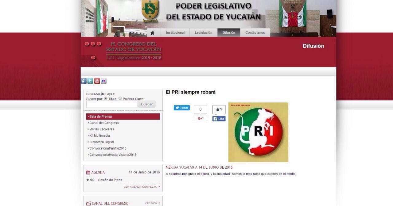 FGE investiga ataque a portal del Congreso